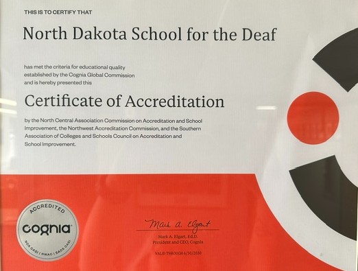 NDSD Certificate of Accreditation (until 2030)