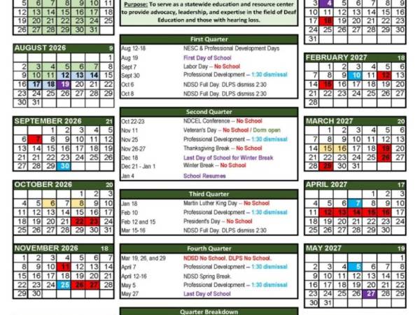 2026-27 Academic Calendar