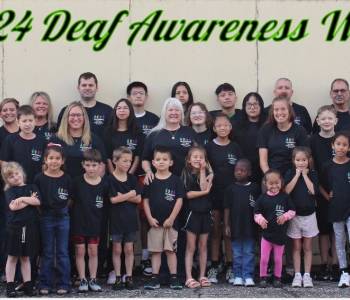 2024 Deaf Awareness Week Student-Staff Group Picture